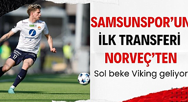 Samsunspor ilk transferini Norveç'ten yaptı! Logi Tomasson geliyor