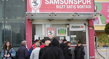 Samsunspor-Sivasspor maçı için ilk gün 23 bin bilet satıldı