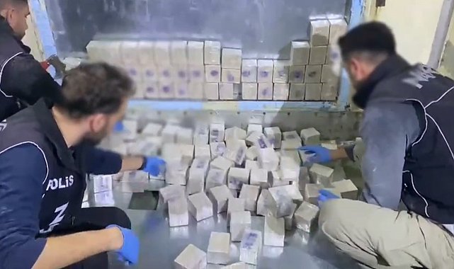 Sınır Kapısı'nda 69 kilo eroin ele geçirildi