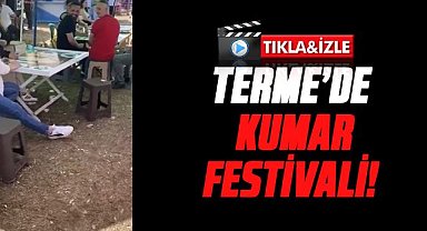 Terme'de Skandal! AK Partili belediye festivale kumar ekledi