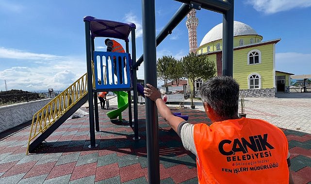 Canik'te yeni parklar hayat buluyor 