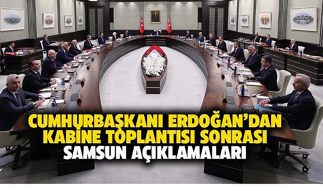 Cumhurbaşkanı Erdoğan açıkladı! Ankara-Samsun 2,5 saate inecek