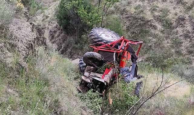 Dursun Saltık devrilen traktörün altında can verdi!