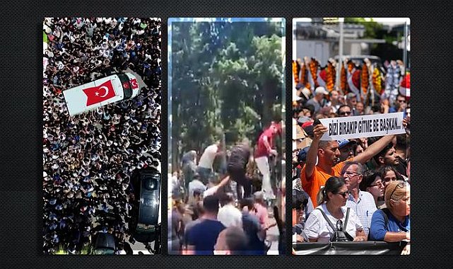 Ferdi Zeyrek için sevgi seli! Kalabalığın sonu görünmedi, mezarlığın demirlerini aştılar...