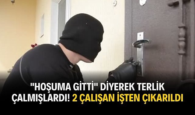 "Hoşuma gitti" diyerek terlik çalmışlardı!  2 çalışan işten çıkarıldı