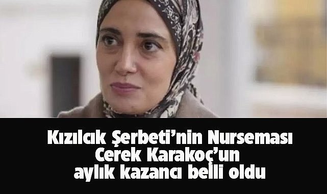 Kızılcık Şerbeti'nin Nursema'sı Ceren Karakoç'un aylık kazancı belli oldu