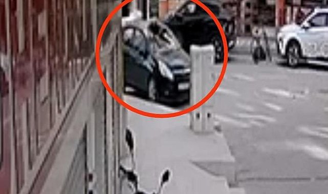 Küçük çocuk 5'inci kattan arabanın üstüne düştü