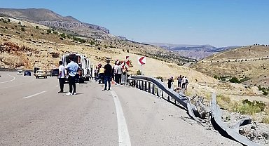 Otomobil bariyerlere çarparak takla attı: 1 ölü, 2 yaralı