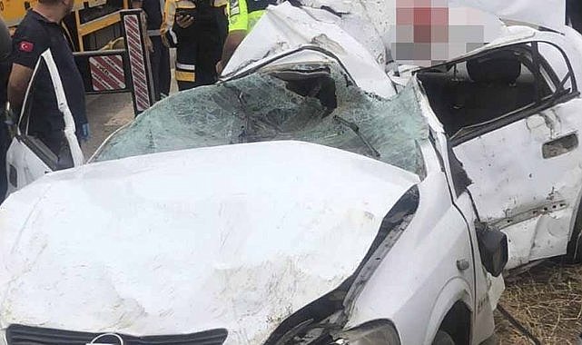 Otomobil su kanalına devrildi! Serpil Elbaş adlı sürücü hayatını kaybetti