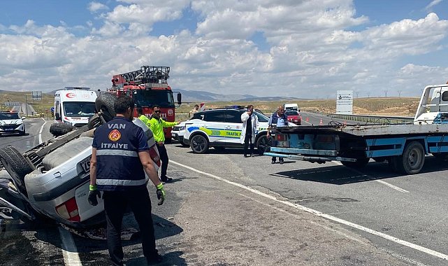 Otomobil takla attı: 1 ölü, 3 yaralı