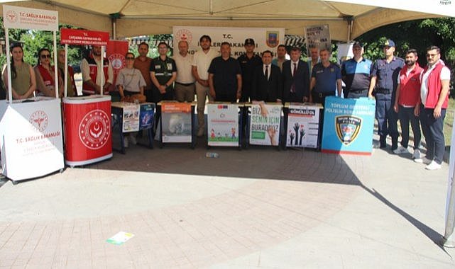 Samsun'da bağımlılıkla mücadele farkındalığı