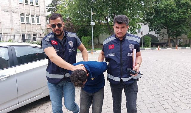 Samsun'da bir kişi eski iş yerinden hırsızlık yaptı