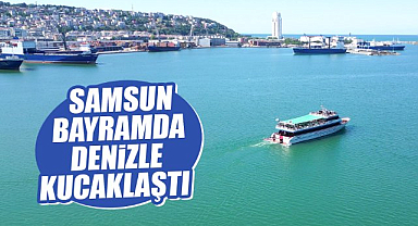 Samsun'da gemi turlarına yoğun talep