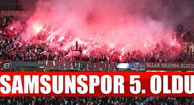 Samsunspor taraftar ortalamasında 5'inci oldu