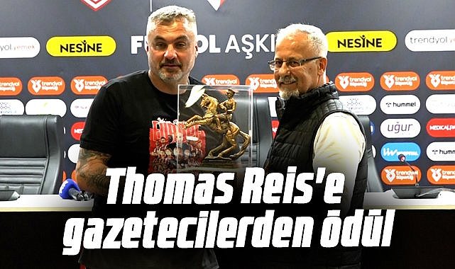 Thomas Reis'e gazetecilerden ödül