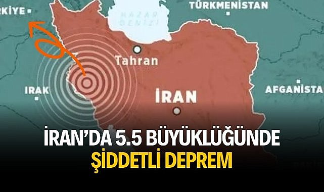 Türkiye'nin komşusunda 5.5 büyüklüğünde deprem