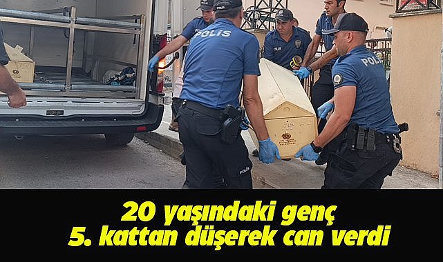 20 yaşındaki genç 5. kattan düştü! Öldü