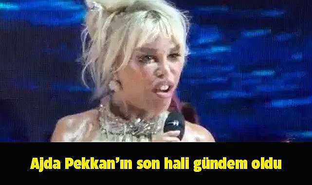 Ajda Pekkan sahnede mimik oynatamadı!