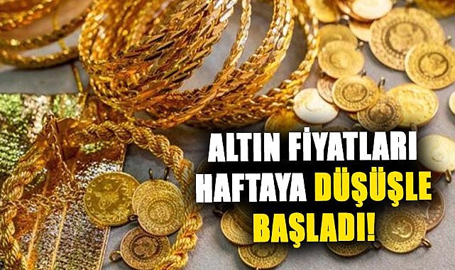 Altın fiyatları haftaya düşüşle başladı! 7 Temmuz 2025 Pazartesi gram altın ne kadar?