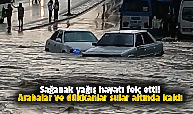 Ankara'da sağanak yağış! Hayat felç oldu