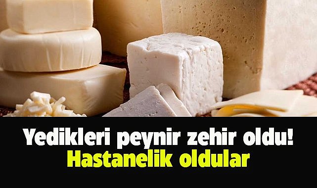 Aynı aileden 6 kişi yedikleri peynirden zehirlendi