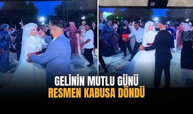 Gelinin mutlu günü resmen kabusa döndü