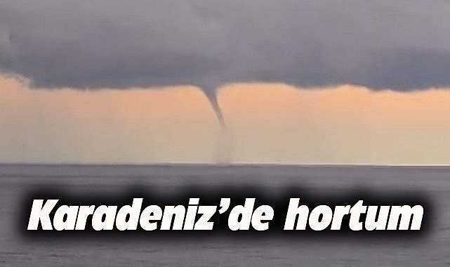 Karadeniz'de hortum!