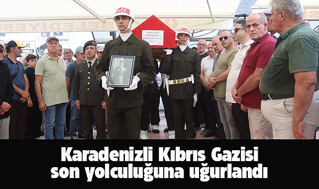 Karadenizli Kıbrıs gazisi Şahin Demirci toprağa verildi