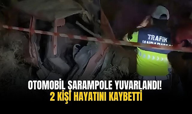 Otomobil şarampole yuvarlandı! 2 kişi hayatını kaybetti