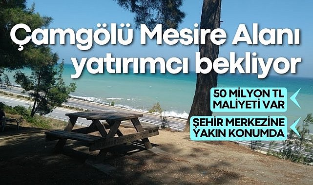 Samsun'da Çamgölü Mesire Alanı yatırımcı bekliyor