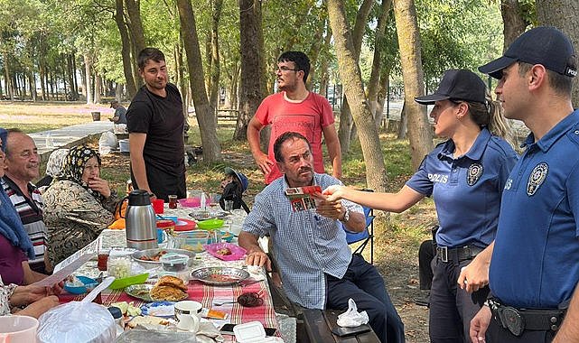 Samsun'da polis, orman yangınlarına karşı sahada