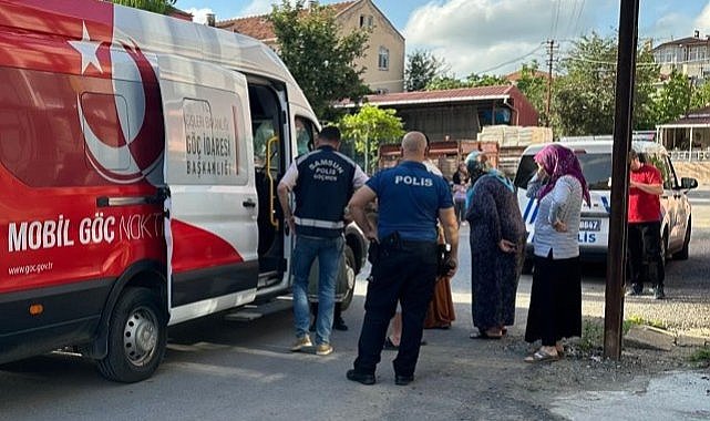 Samsun'da yabancı uyruklu kişilere kontrol