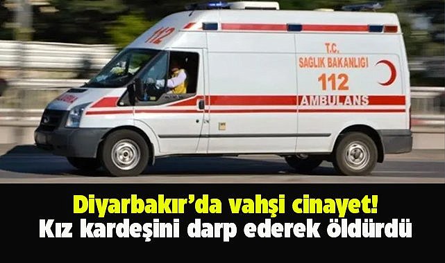 Vahşi cinayet! 14 yaşındaki kız kardeşini darp ederek öldürdü!