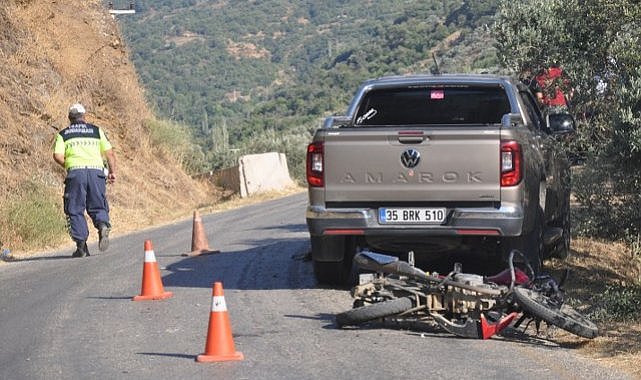 15 yaşındaki motosiklet sürücüsü kazada öldü