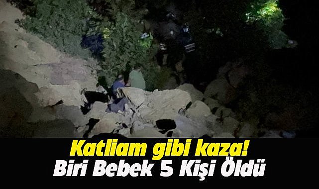 Adana'da katliam gibi kaza! Biri bebek 5 kişi öldü