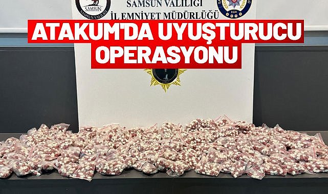 Atakum’da uyuşturucu operasyonu