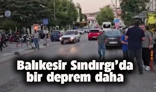 Balıkesir Sındırgı'da 4.4 büyüklüğünde deprem