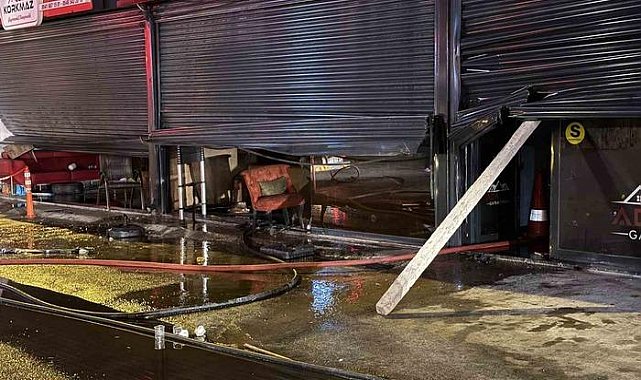 Bilinçsizce yakılan ateş, 4 dükkana felaketi yaşattı!