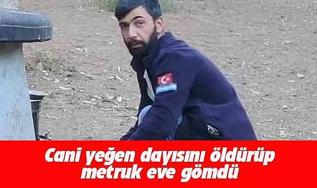 Çankırı'da dehşet veren olay! Cani yeğen dayısını öldürüp metruk eve gömdü