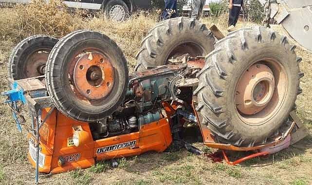 Devrilen traktör sonu oldu! 1 ölü, 4 yaralı