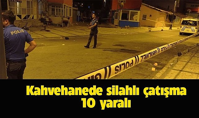 Diyarbakır'da kahvede silahlı çatışma! 10 kişi yaralandı