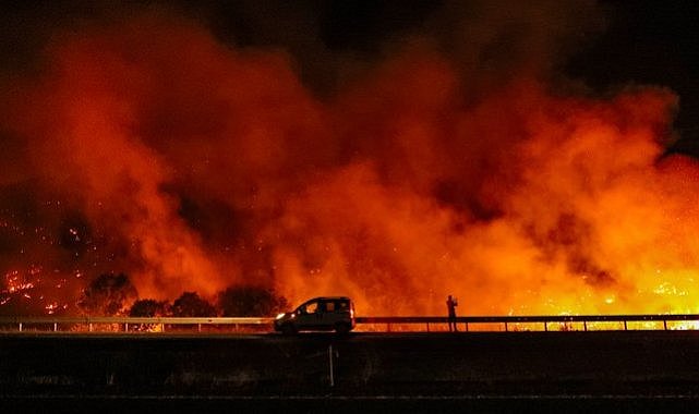 Diyarbakır'ın kırsalında örtü yangını