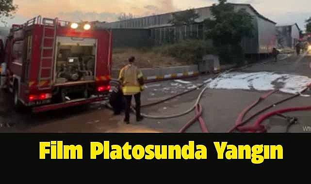 Film platosunda yangın