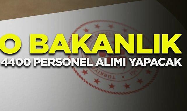 Gençlik ve Spor Bakanlığı 4400 personel alımı yapacak