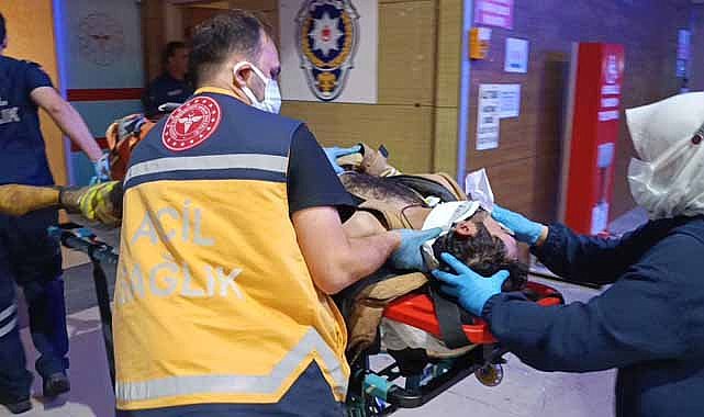 Geri dönüşüm tesisinde yangın! 1 itfaiye eri ağır yaralandı