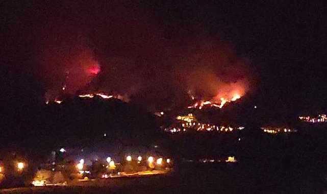 Hassa'da çıkan yangında iki mahallede toplam 540 kişi tahliye edildi