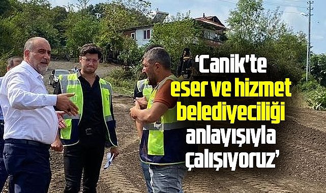 İbrahim Sandıkçı: Canik'te eser ve hizmet belediyeciliği anlayışıyla çalışıyoruz