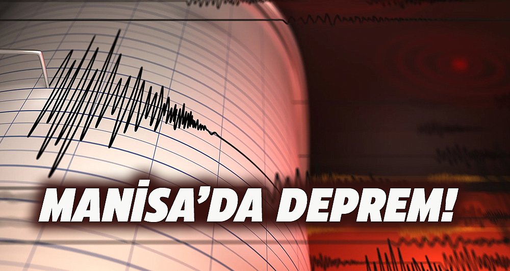 Manisa'da 4 büyüklüğünde deprem