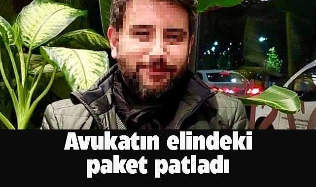 Ordu'da avukatın elindeki paket patladı!