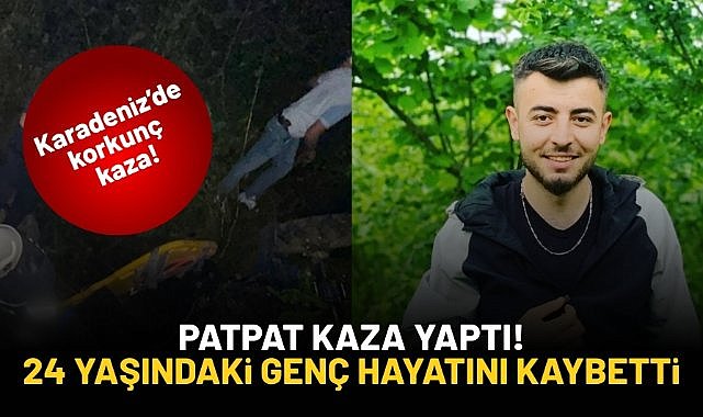 Ordu'da patpat kazasında 24 yaşındaki genç öldü